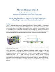 Design of a 6-DoF magnetically levitated vibration isolation system