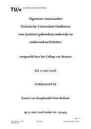 Algemene voorwaarden Technische Universiteit Eindhoven voor ...