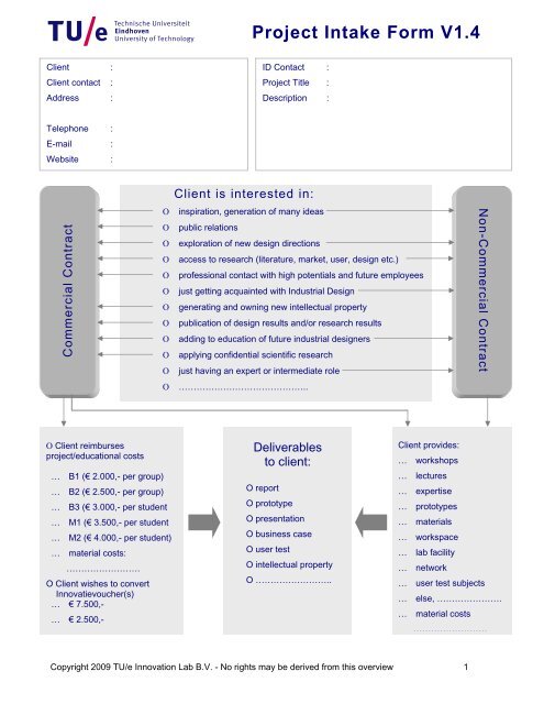 Project Intake Form V1.4