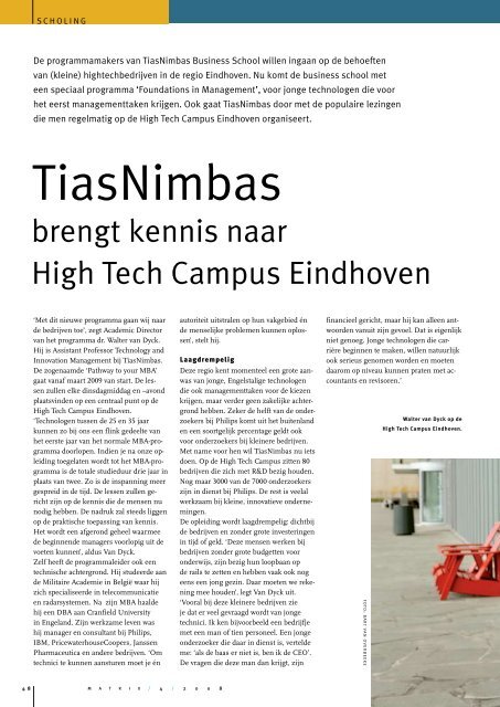 Nieuwe aanpak - Technische Universiteit Eindhoven
