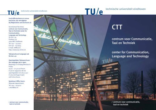 Centrum voor Communicatie, Taal & Techniek - Technische ...