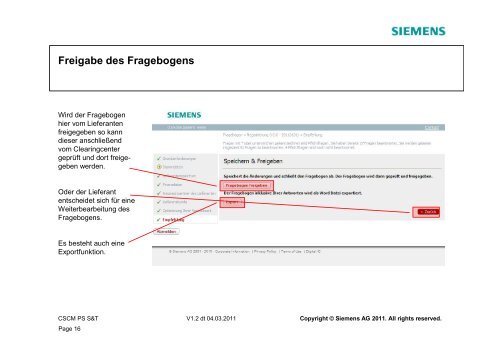 Registrierung für Lieferanten - Siemens