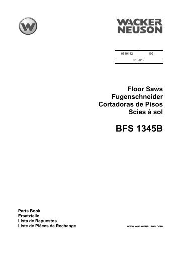 BFS 1345B - Wacker Neuson