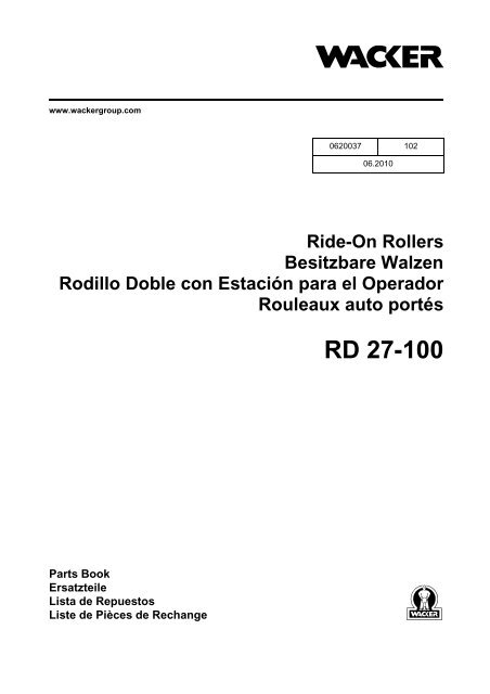 Rd 27 100 Wacker Neuson
