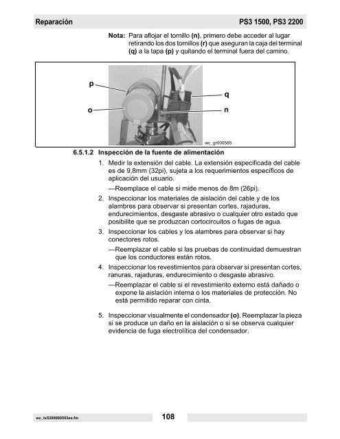 PS2 400 Datos técnicos - Wacker Neuson