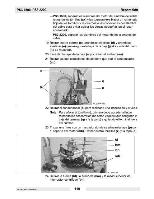 PS2 400 Datos técnicos - Wacker Neuson