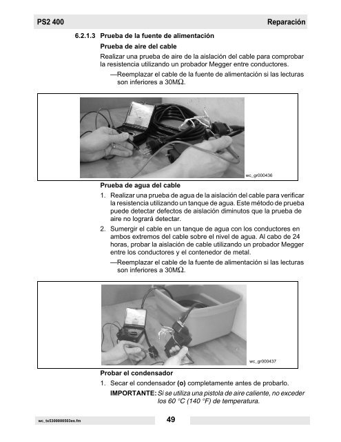 PS2 400 Datos técnicos - Wacker Neuson