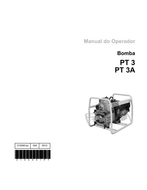 PT 2/3 /... Operação - Wacker Neuson