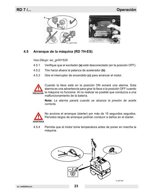 RD 7 /... Reparación - Wacker Neuson