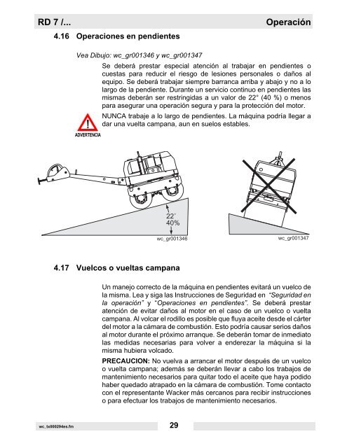 RD 7 /... Reparación - Wacker Neuson