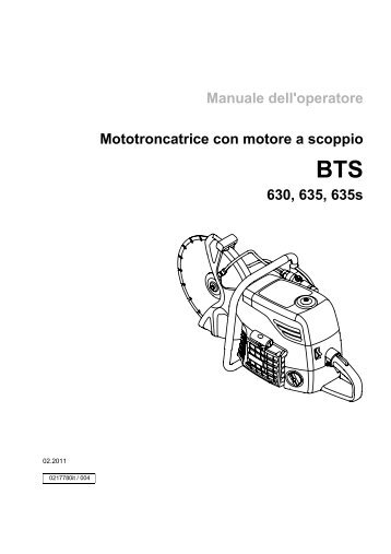 Manuale dell'operatore Mototroncatrice con ... - Wacker Neuson