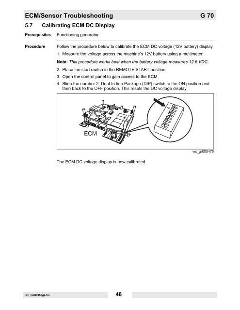 Repair Manual Mobile Generator - Wacker Neuson