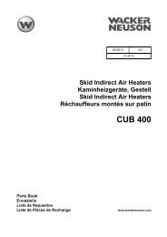 CUB 400 - Wacker Neuson
