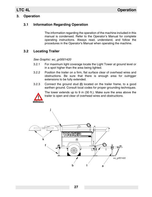 LTC Repair Lombardini Engine Troubleshooting - Wacker Neuson