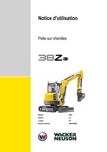 Notice d'utilisation - Wacker Neuson