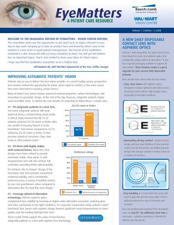 a new daily disposable contact lens with aspheric optics ... - Sign in