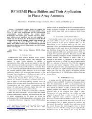 RF MEMS Phase Shifters and Their Application in Phase Array ...