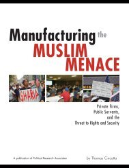 Manufacturing the Muslim Menace - Political Research Associates