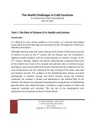 The Health Challenges in Cold Countries