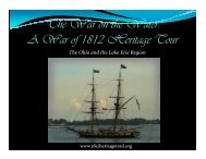 The War on the Water: A War of 1812 Heritage ... - Ohio War of 1812