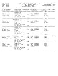 2011 Bolton Final Assessment Rolls - Warren County