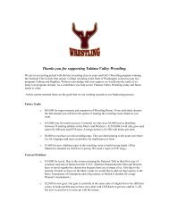 Pledge Form - Wrestling in Washington State and beyond