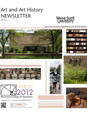 Art and Art History NEWSLETTER - Department of Art and Art History ...