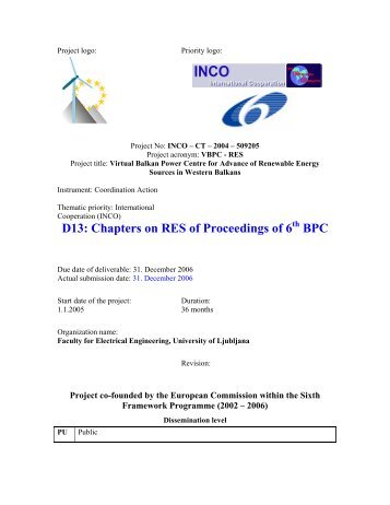 Prva stran - WBC-INCO Net