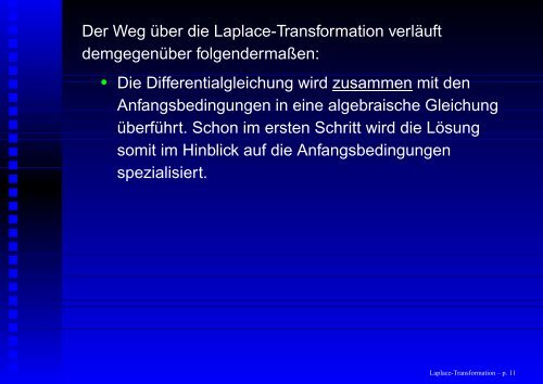 Die Laplace-Transformation und ihre Anwendung in der ... - GSI