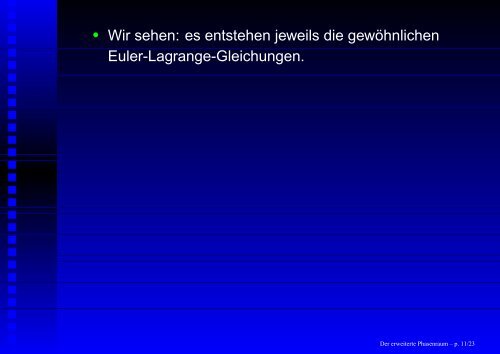 Der „erweiterte Phasenraum“ und seine Anwendungen - GSI