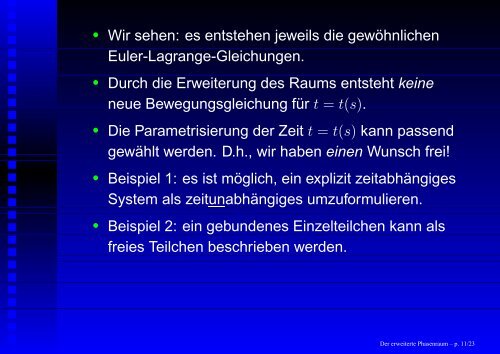 Der „erweiterte Phasenraum“ und seine Anwendungen - GSI