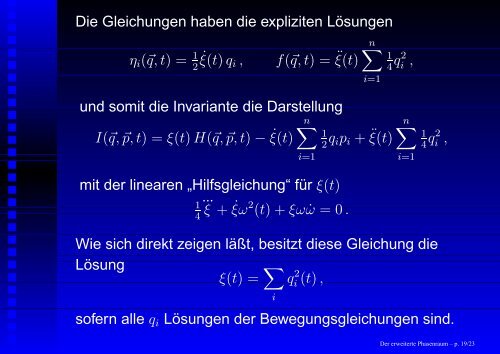 Der „erweiterte Phasenraum“ und seine Anwendungen - GSI