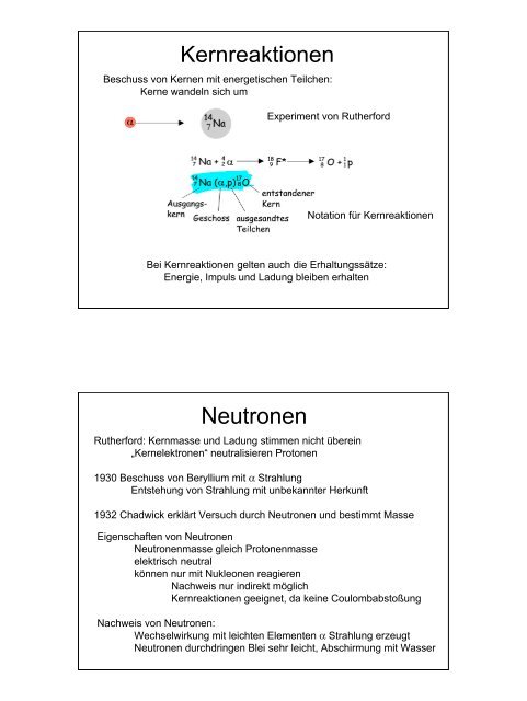 Einführung in die Kernphysik