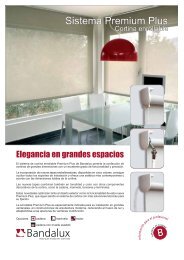 El sistema de cortina enrollable Premium Plus de Bandalux permite ...