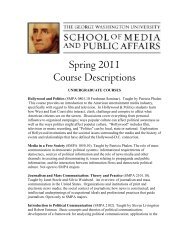 Spring 2011 Course Descriptions