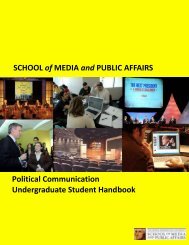 JMC Student Handbook 2009-2010.pub - Columbian College of Arts ...