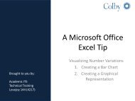 A Microsoft Office Excel Tip