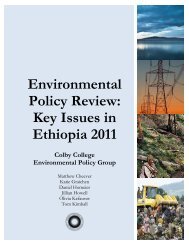 Environmental Policy Review - The Colby College Community Web ...