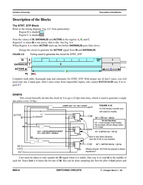 Laboratory 4 A MIDI Interface - Department of Electronics at Carleton ...