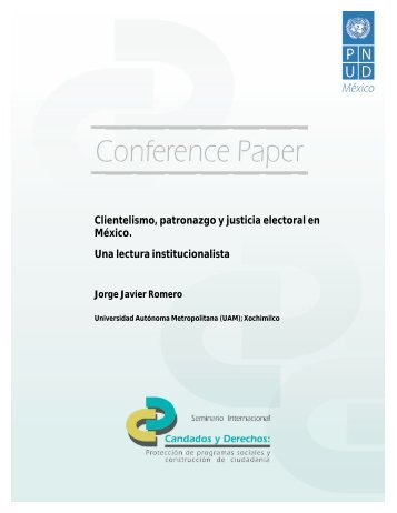 Conference paper jorge javier romero