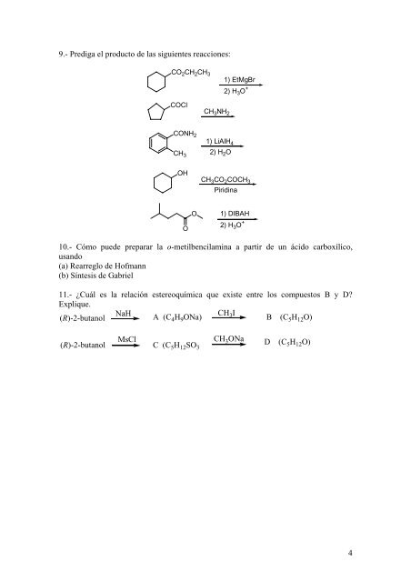 Examen departamental Química Orgánica 2 Junio 2006 ...