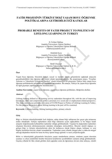 Pdf Yasam Boyu Ogrenme Perspektifinde Acik Ders Malzemeleri Platformlarinin Incelenmesi Harun Aksaya Academia Edu