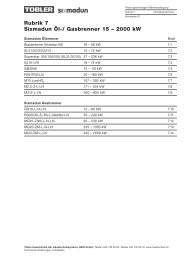 Rubrik 7 Sixmadun Öl-/ Gasbrenner 15 – 2000 kW - Tobler ...