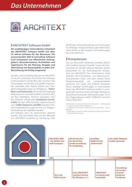 Pallas® Basic - Architext Software Gmbh