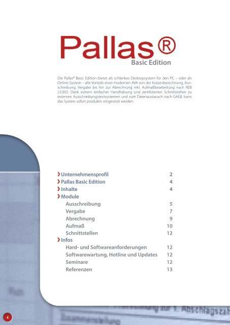 Pallas® Basic - Architext Software Gmbh