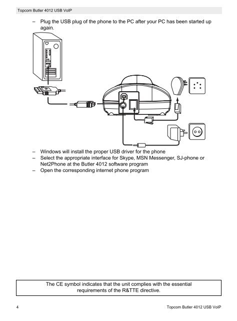 butler 4012 usb voip - QUICK.cz