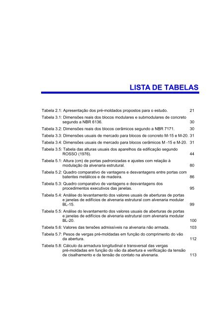 utilização de pré-moldados em edifícios de alvenaria estrutural