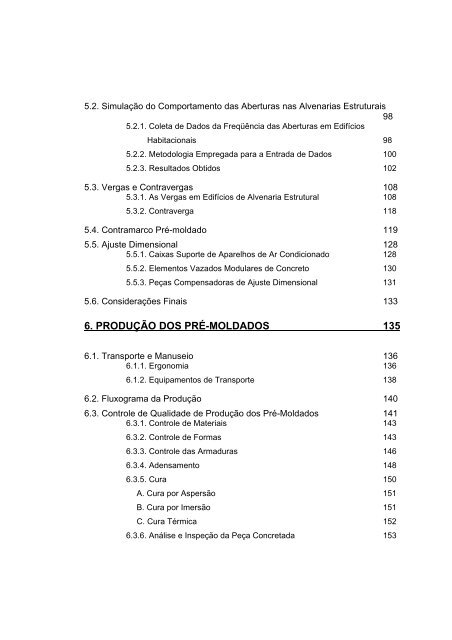 utilização de pré-moldados em edifícios de alvenaria estrutural