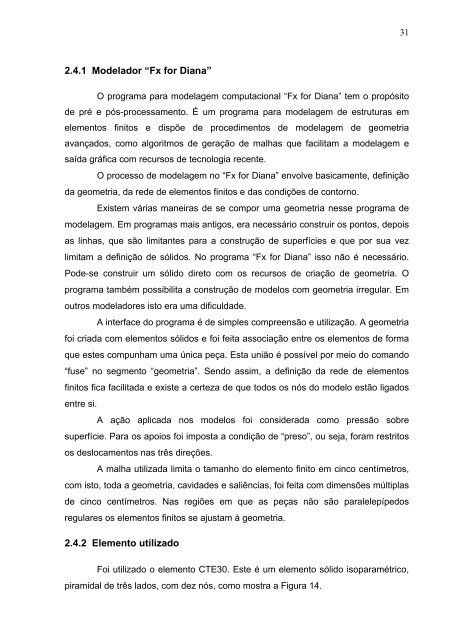 Blocos de concreto sobre estacas posicionados nas divisas de ...