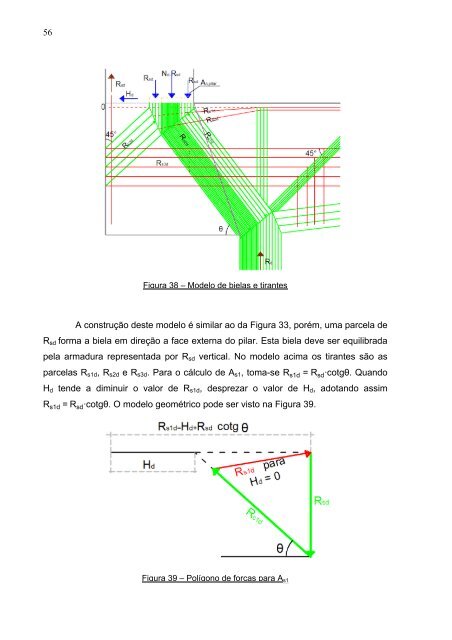 Blocos de concreto sobre estacas posicionados nas divisas de ...